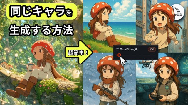 Midjourneyのオムニリファレンスで自由自在にキャラクターやオブジェクトを再利用する方法 | 一貫性のある画像生成は簡単